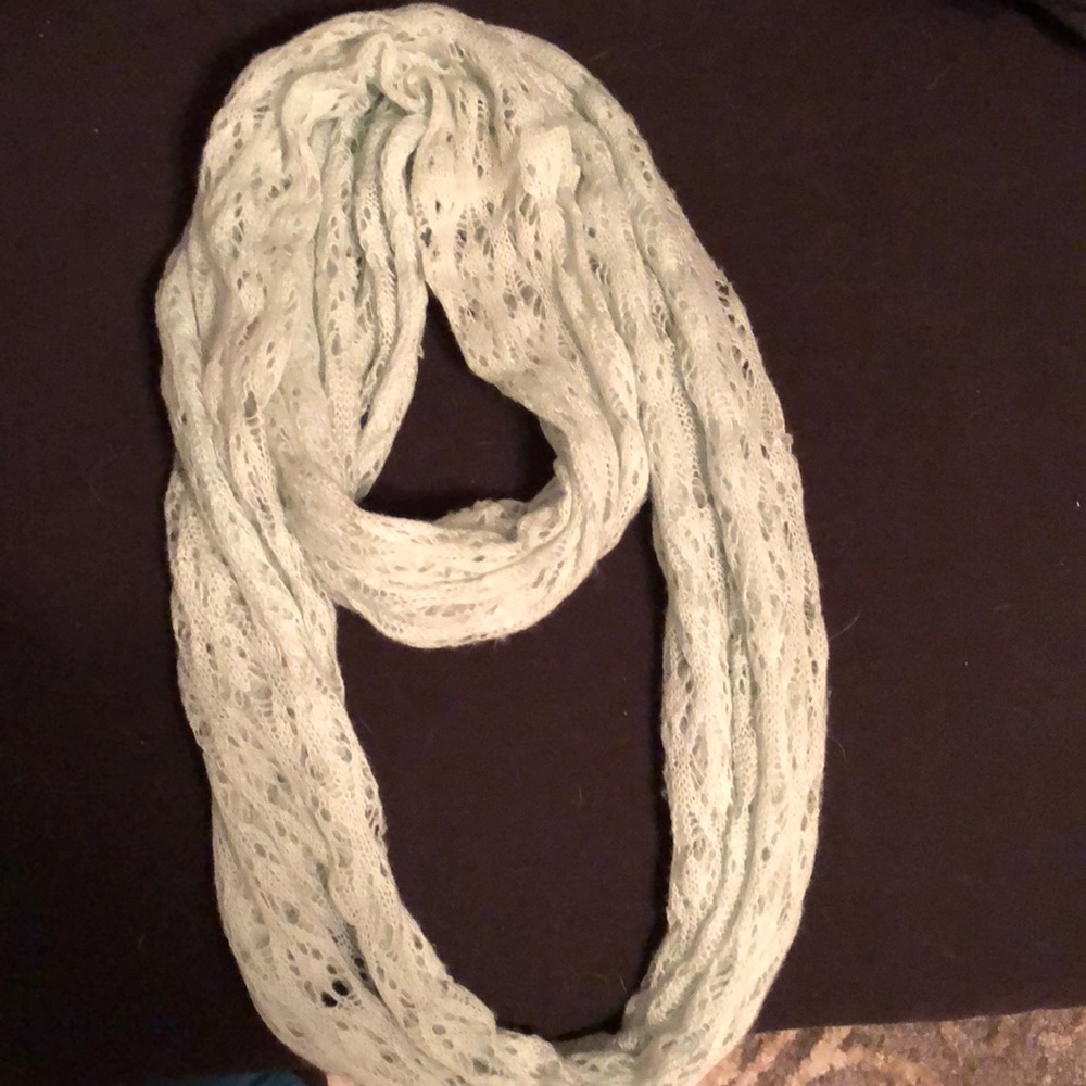 Turquoise infinity scarf